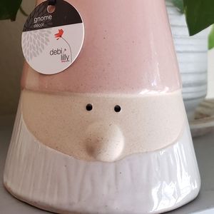 Pink Ceramic gnome decor